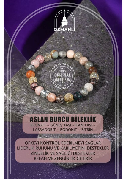 Renkli Doğal Taş 8mm Bileklik, Şık ve Enerjik Takı Seçeneği