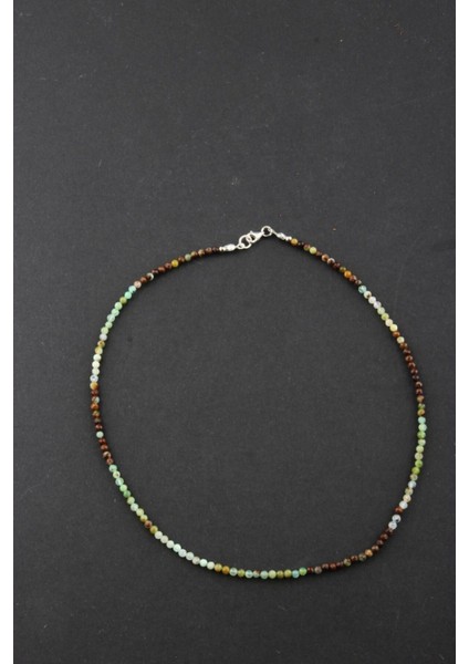 Renkli Krizopras Taşlı 4mm Şık Kolye, Doğal ve Enerji Dolu Takı Seçeneği modelleri