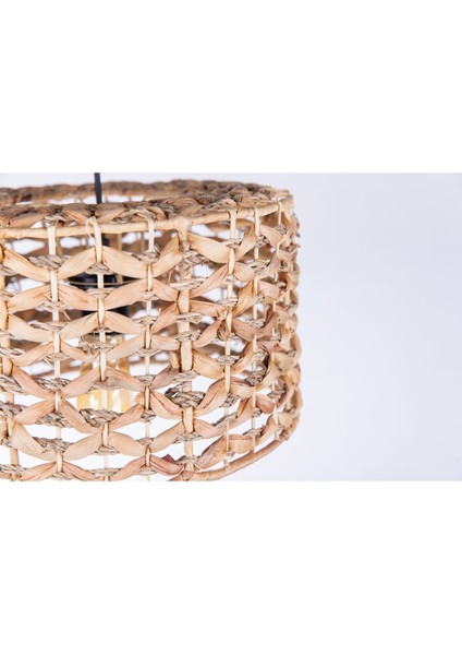 Modern Bej Rattan Bambu Sarkıt Avize, Şık ve Doğal Ev Dekoru Için Ideal. fırsatları