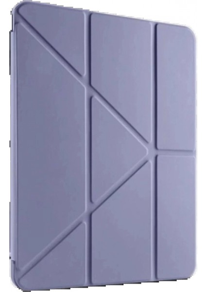 Samsung Galaxy X910 Tab S9 Ultra 14.6 Kılıf Kalemlikli Mars Tablet Kılıfı - Lila