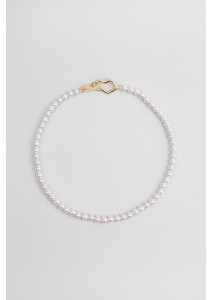 Doğal Taşlı 40 cm Gümüş Kaplama Sarı Altın Renkli Kolye fırsatları