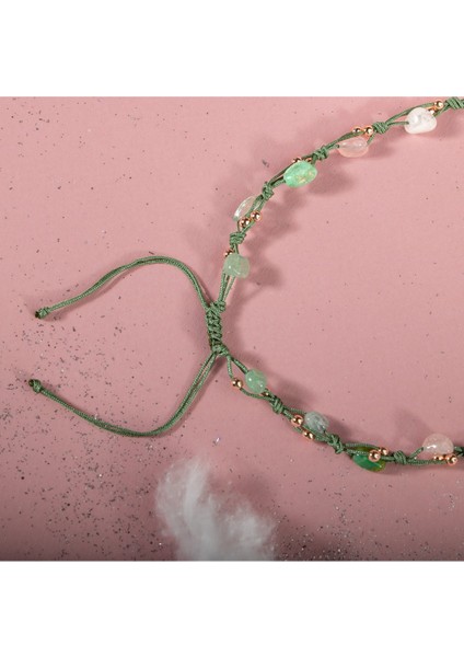 Renkli Terazi Burcu Kolye, Akuamarin ve Ay Taşı Detaylı, Şık Tasarım fırsatları