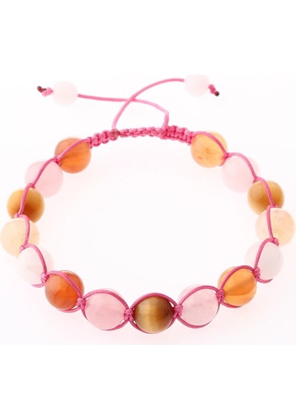 Doğal Taş Bileklik, Renkli ve Şık, 8 Mm, Ay Taşı, Sitrin, Pembe Kuvars, Turuncu Karnelyan fırsatları
