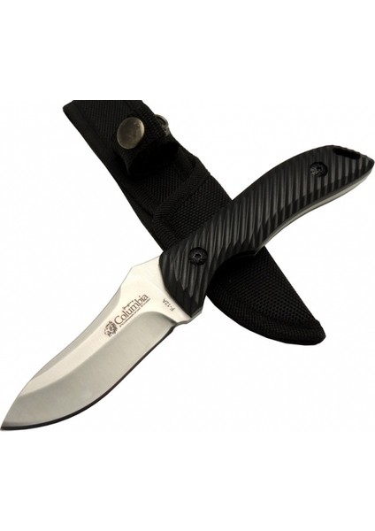 F 12A Siyah Av Bıçağı 20CM - Plastik Sap, Kılıflı