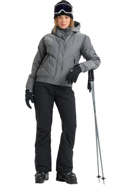 Snow Shimmer Kadın Siyah Snowboard Ceketi