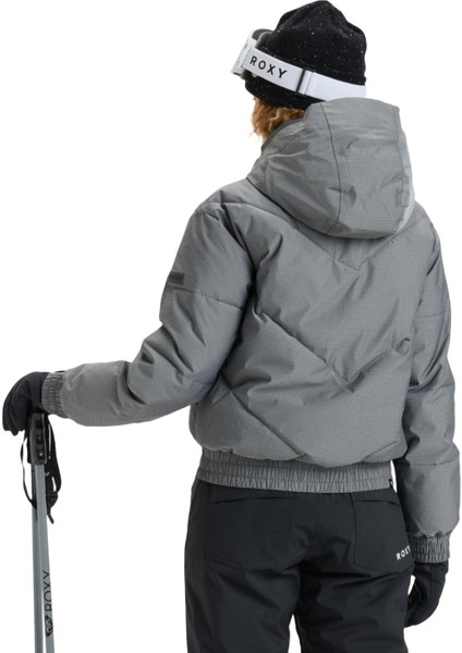 Snow Shimmer Kadın Siyah Snowboard Ceketi