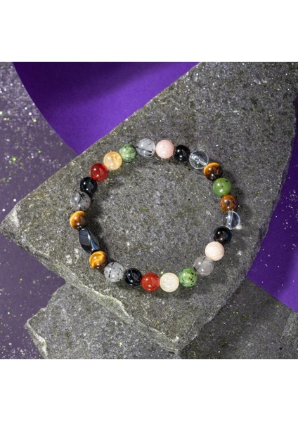 Ikizler Burcu Doğal Taş Hematit Bileklik, Renkli ve Şık Tasarım indirimleri