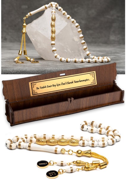 Özel Kişiye Özel Tesbih ve Hediye, Beyaz, Şık ve Anlamlı Alternatif