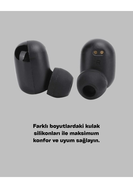 Dokunmatik Kontrollü Abs Malzemeli Bluetooth Kulaklık + Yüksek Kapasiteli Kutu fırsatları