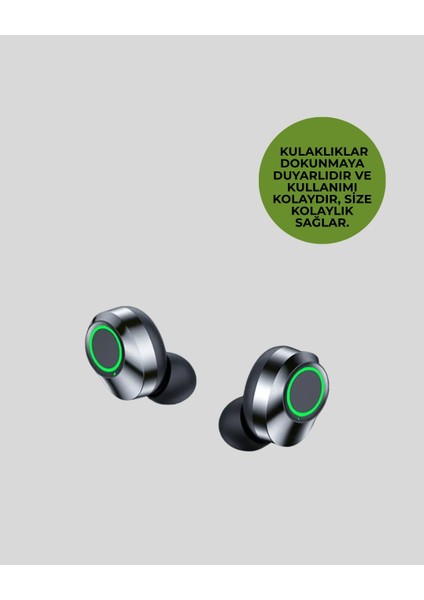 Gürültü Engelleyici Bluetooth Kulaklık – Akıllı Ekranlı, Hifi Ses Kalitesi fırsatları