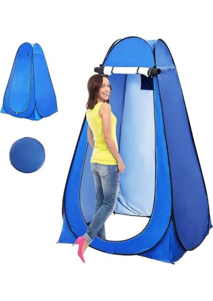 Kamp Otomatik Giyinme ve Tuvalet Kabini 120 x 120 X 190 CM