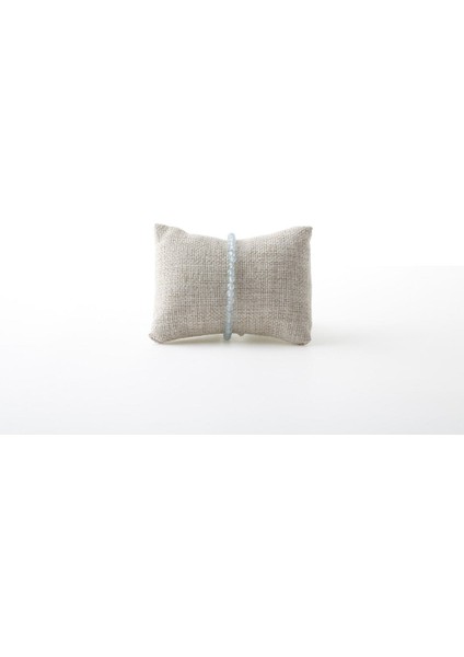 Sertifikalı Akuamarin Doğaltaş Bileklik 4mm, Zarif ve Şık Takı Parçası fiyatları