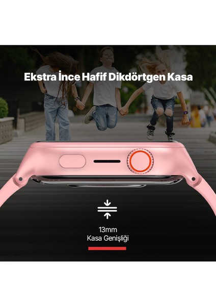 Kidi GPS 4G Sim Kartlı Akıllı Çocuk Saati Panter Siyahı 2KSW02