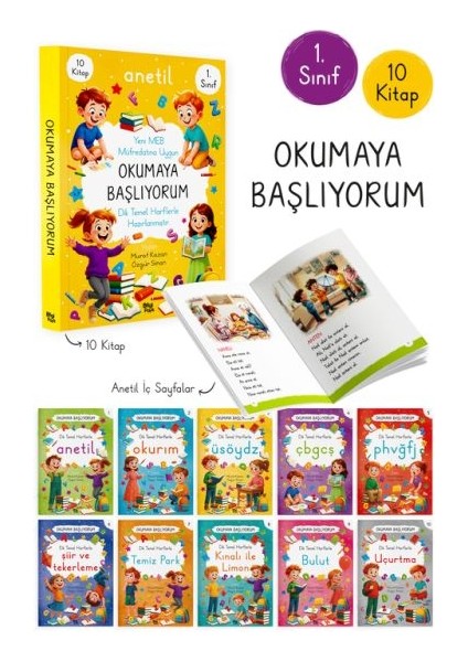 Okumaya Başlıyorum – Anetil 10 Kitap