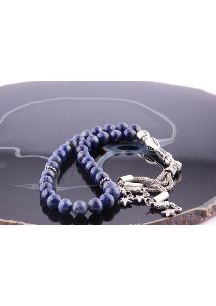 Lapis Lazuli Doğal Taş Tesbih, Şık ve Zarif El Işçiliğiyle Güzel Hediye indirimleri