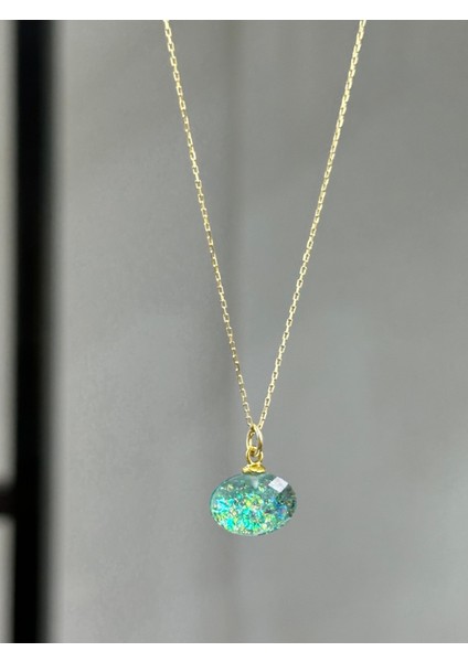 Yeşil Opal Gümüş Kolye, Şık ve Zarif Tasarım ile Tarzınıza Renk Katın modelleri