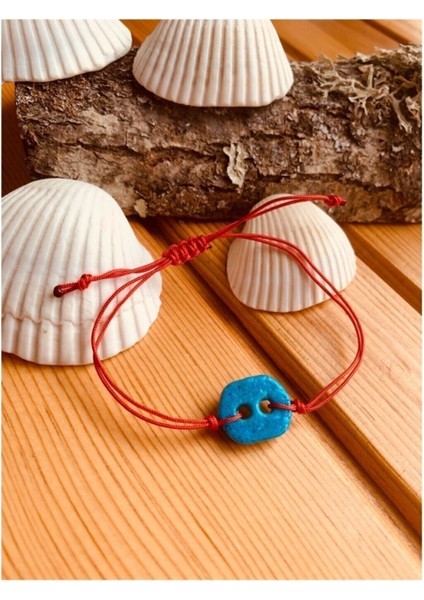 Kırmızı Iplikli Süryani Nazar Boncuğu Bileklik, Şık ve Enerjik Aksesuar fiyatları