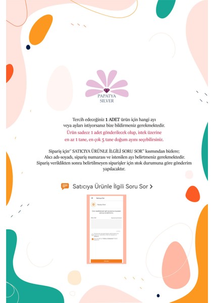 925 Ayar Gümüş Doğum Taşlı Anne Bebek Ayak Izi Kolye, Zarif ve Özel Tasarım fırsatları