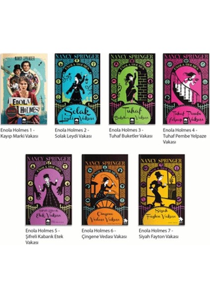 Enola Holmes Seti (7 Kitap)