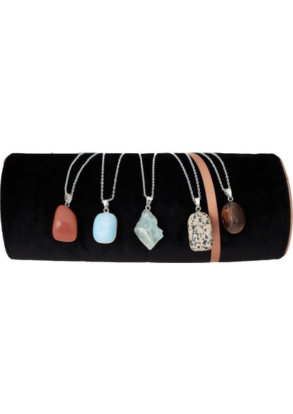 Beyaz Howlit Doğal Taş Kolye - Zarif ve Rahatlatıcı Aksesuar modelleri