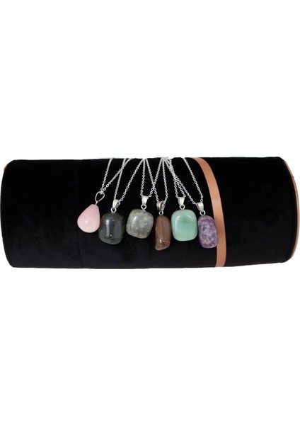 Beyaz Howlit Doğal Taş Kolye - Zarif ve Rahatlatıcı Aksesuar fırsatları