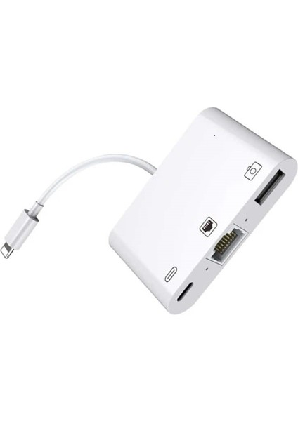 ZR461 NK107 Lightning Çoklu Ethernet Adaptör