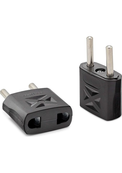Standart Fiş Adaptörü 4 mm Siyah HDX1254