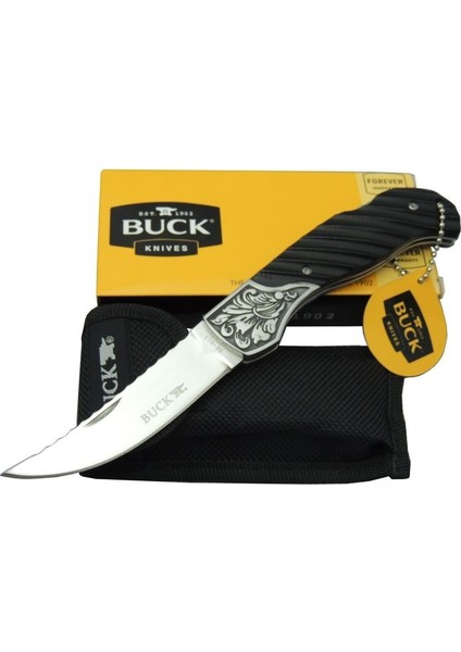 Buck Knives BK-013BK Kamp Çakı 20,5 cm - Kılıflı, Kutulu