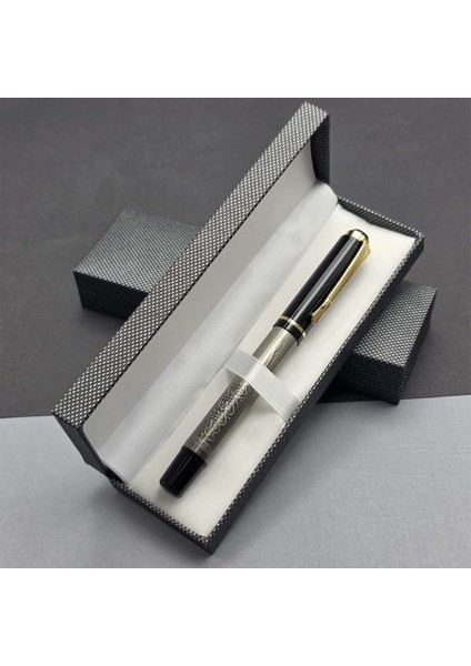 Metal Besmele Kalem Gri