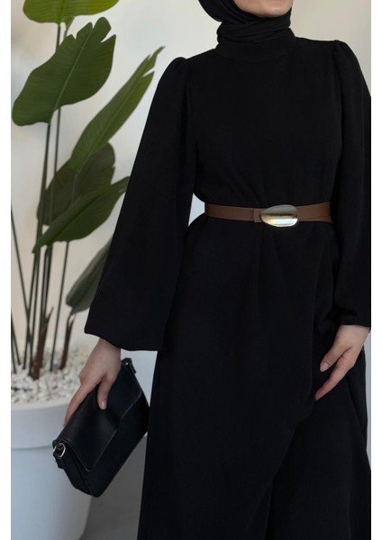 Blake Fitilli Kemerli Elbise Siyah fırsatları