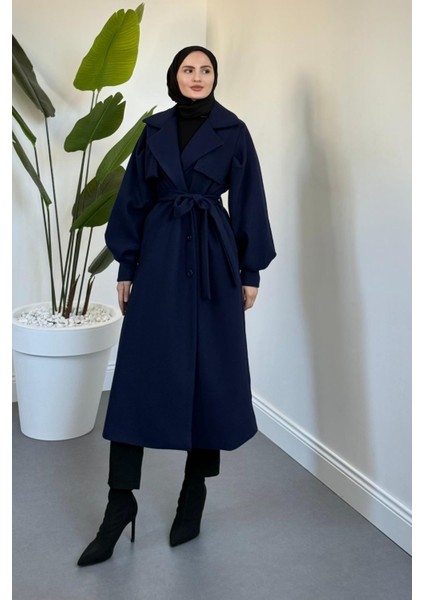 Areson Cepkenli Astarlı Kaban Lacivert fiyatları