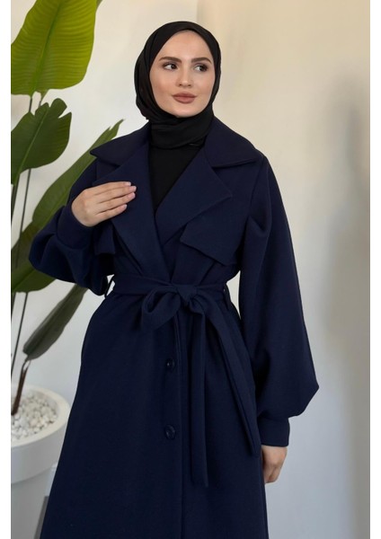 Areson Cepkenli Astarlı Kaban Lacivert fırsatları