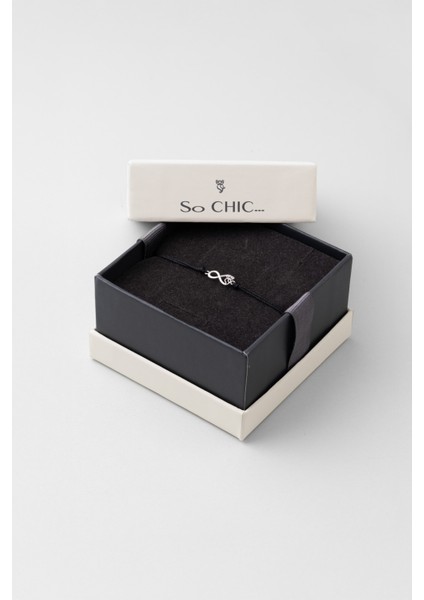 Şık Baykuş Sembolü Ayarlanabilir Gümüş Bileklik, Beyaz Altın Kaplama