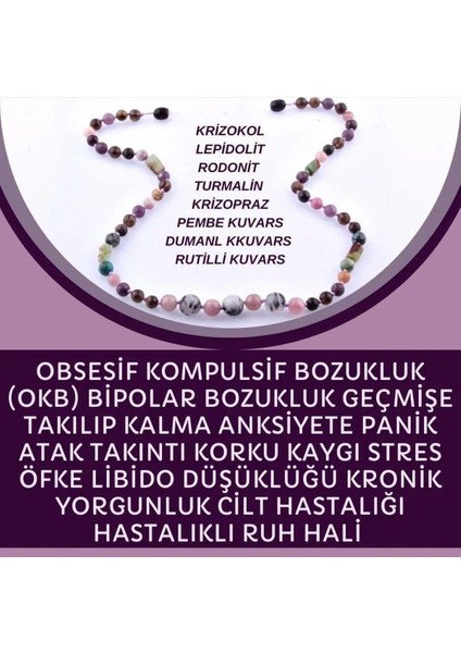 Mor Doğal Taş Kolye, Enerji ve Dinginlik Hissi Için Şık Tasarım fiyatları