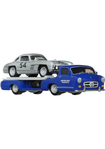 Hot Wheels Team Transport Mercedes Benz 300 Sl 55 Blaues Wund HRV48 modelleri