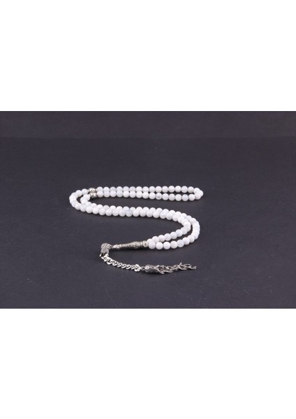 Sertifikalı Ay Taşı Tesbih 6mm, Doğal Taş, Zarif ve Şık Takı Parçası