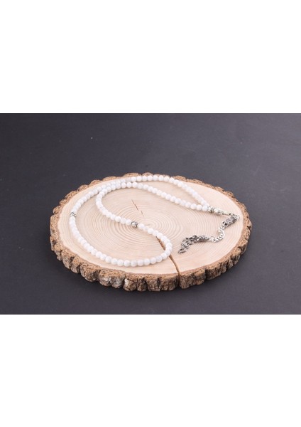 Sertifikalı Ay Taşı Tesbih 6mm, Doğal Taş, Zarif ve Şık Takı Parçası fırsatları