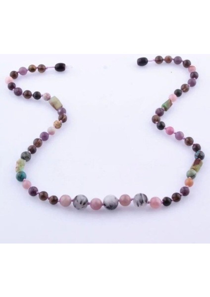 Mor Doğal Taş Kolye, Enerji ve Dinginlik Hissi Için Şık Tasarım fırsatları