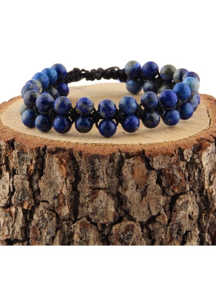 Lapis Doğal Taş Bileklik, 6 Mm, Sertifikalı, Şık ve Doğal Takı Seçeneği fiyatları