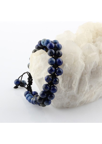 Lapis Doğal Taş Bileklik, 6 Mm, Sertifikalı, Şık ve Doğal Takı Seçeneği modelleri