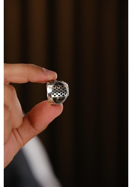 Renkli El Işçiliği 925 Ayar Gümüş Yüzük, Şık ve Zarif Tasarım indirimleri