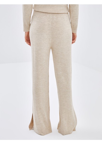 Yeni Sezon Beli Lastikli Kadın Triko Pantolon fırsatları