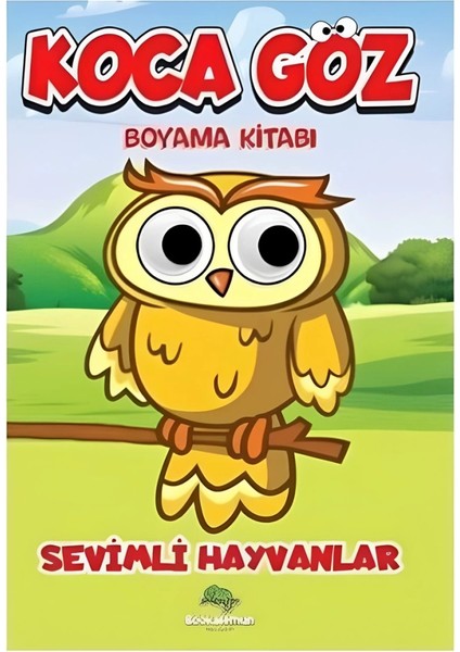 Bfs Koca Göz Sevimli Hayvanlar Boyama Kitabı
