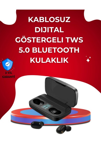 Abs Gövdeli, Hafif ve Uzun Ömürlü Bluetooth Kulaklık