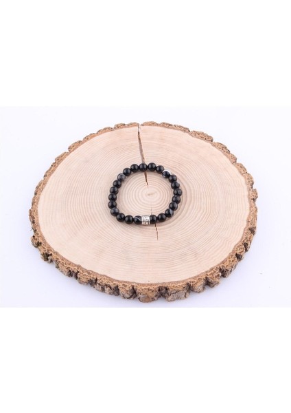 Sertifikalı Göz Akik Doğal Taş Bileklik, 8 Mm, Zarif ve Enerji Dolu Tasarım