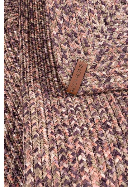 El Yapımı Mor Örgü Köşeli Runner 37X136, Şık ve Zarif Ev Dekorasyonu Parçası modelleri