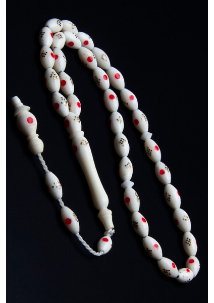 Kırmızı Mineli Arpa Kesim Tesbih, Erkek Için Şık ve Özel Tasarım fiyatları