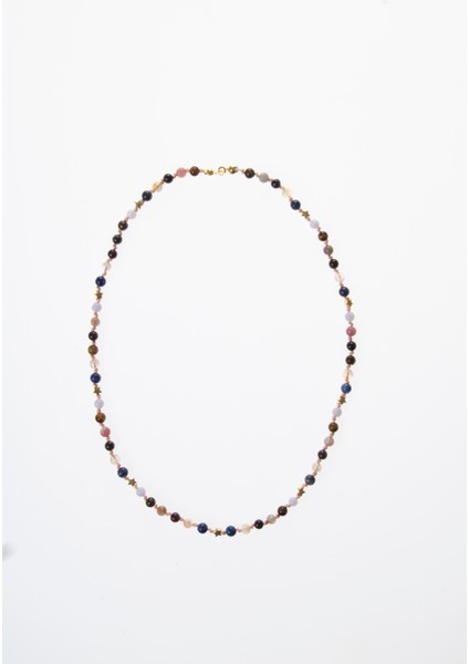 Yıldızlı Aslan Burcu Gümüş Doğal Taş Kolye, Renkli ve Şık Takı Seçeneği fırsatları