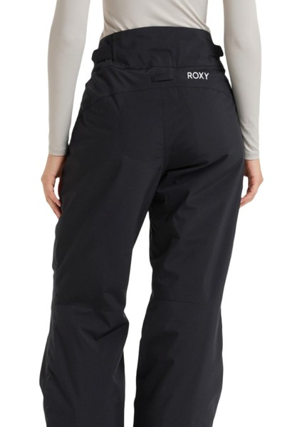 Snowy Crest Kadın Siyah Snowboard Pantolonu