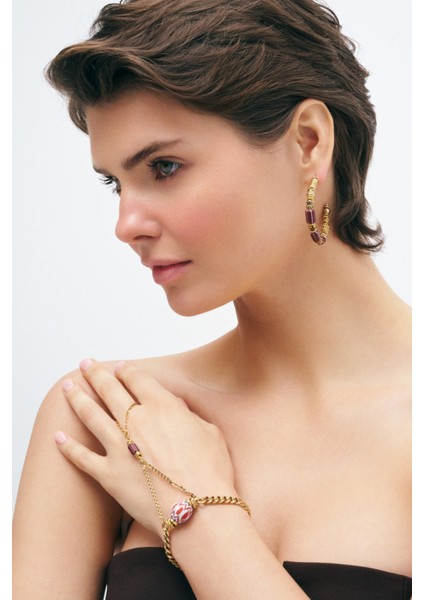 Mercan Doğaltaş Zincirli Şahmeran, Şık ve Doğal Takı Aksesuarı modelleri